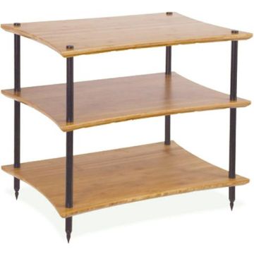 Quadraspire Q4 Evo Bamboo Hi-Fi Shelf Stand