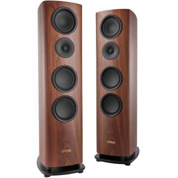 Canton Reference 7 Speakers (Pair) - Walnut Matte