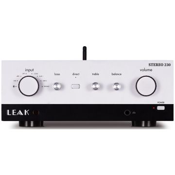 Leak Stereo 230 Integrated Amplifier - Front Silver No