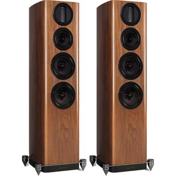 Wharfedale Aura 4 Speakers (Pair) - Walnut