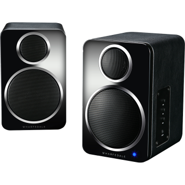Wharfedale DS-2 Active Speakers (Pair) Black High Gloss