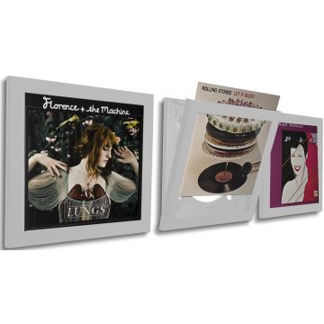 Art Vinyl Play and Display LP Frame Triple Pack White