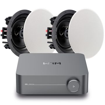 WiiM Amp and Klipsch CS-16C II Ceiling Speakers Bundle