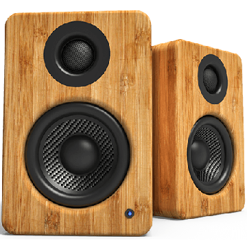 Kanto Audio Yu2 Powered Desktop Speakers Bamboo