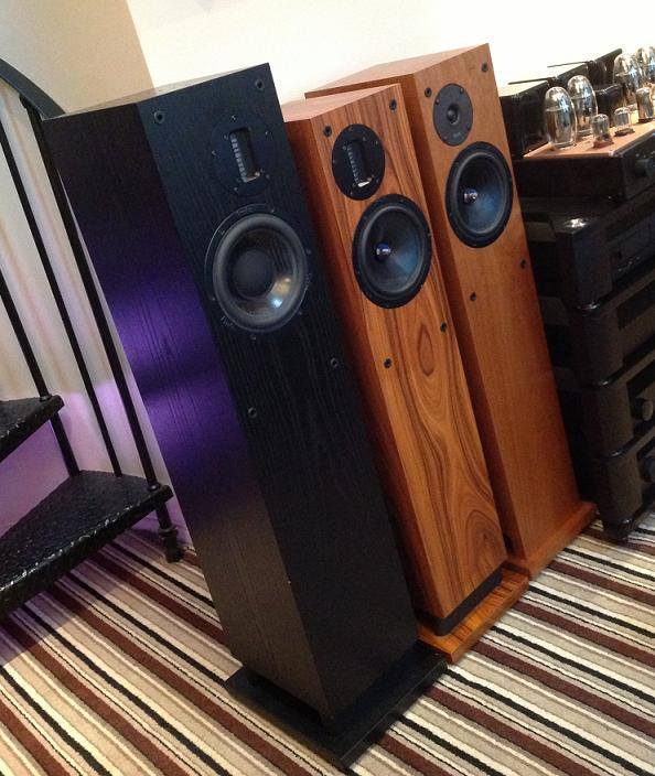 The ProAc D30R, D20R and D18 all on display in our showroom!