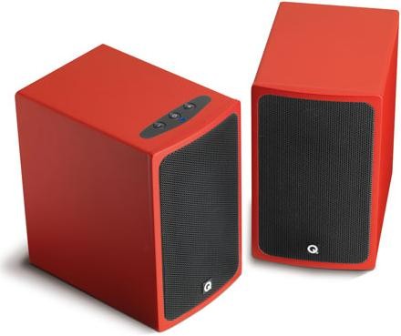 The Q Acoustics BT3 in Red, and also available in Black and White.