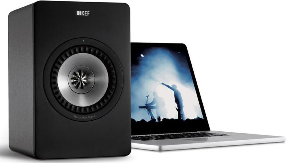 KEF's more "hi-fi" take on the desktop speaker.