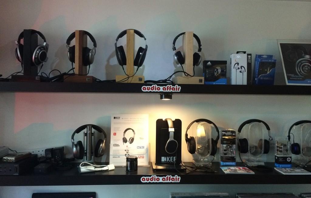 A taste of the headphones we have on demonstration.