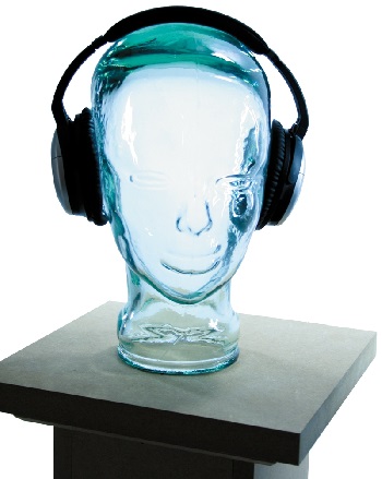 Audio Affair Glass Head Headphones Stand