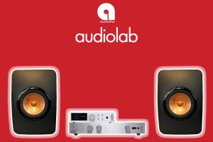 Audiolab 8200 Amplifier with Audiolab MDAC and KEF LS50 Speakers