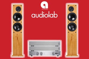 Audiolab 8200 Amplifier with 2 x 8200M Power Amplifiers and ProAc Speakers