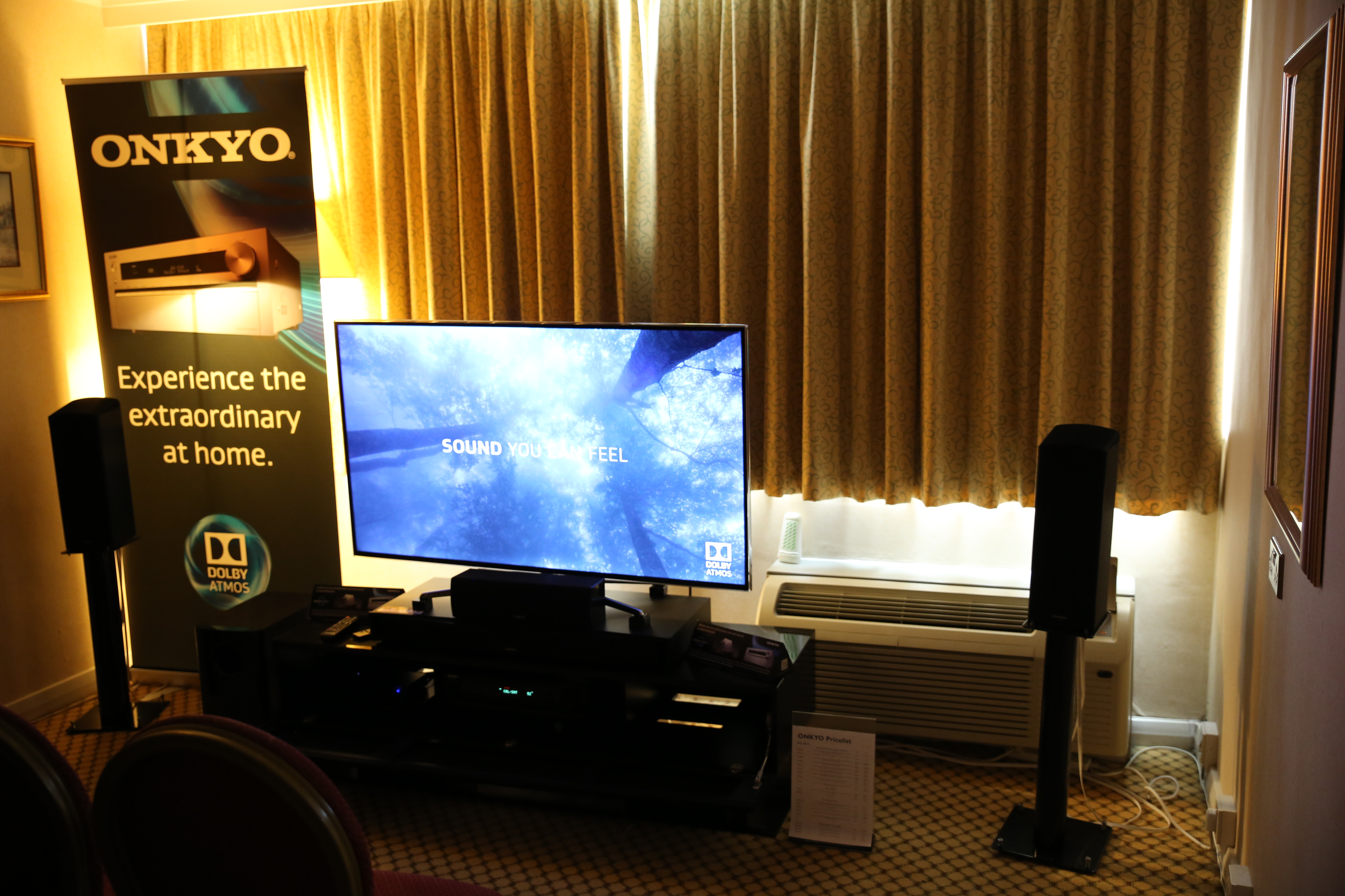 Onkyo and TEAC demo room 2