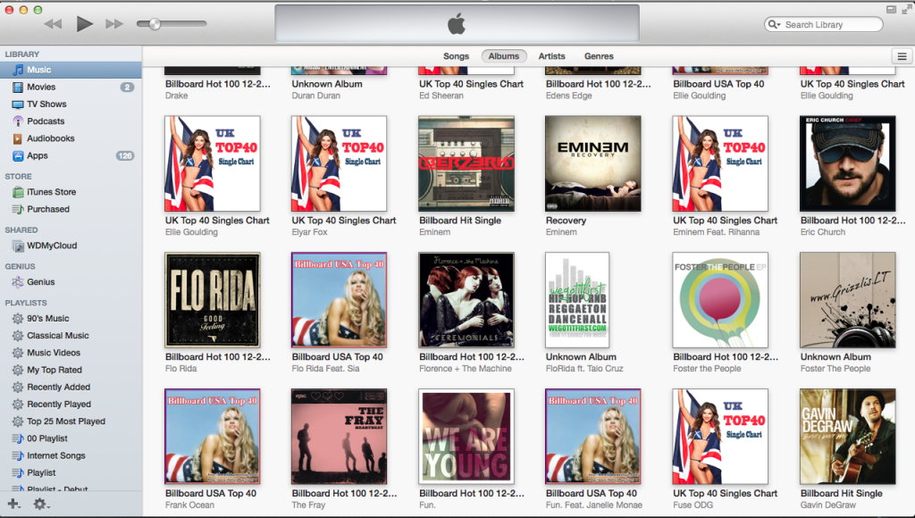 iTunes-library