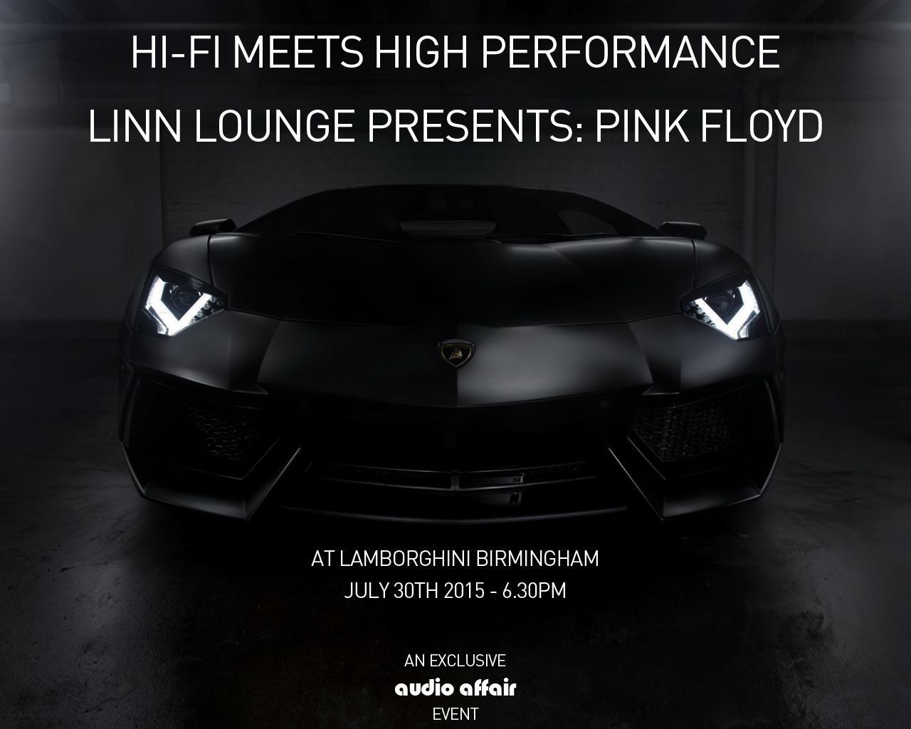An exclusive Audio Affair Event: Linn hi-fi meets Lamborghini hi-performance