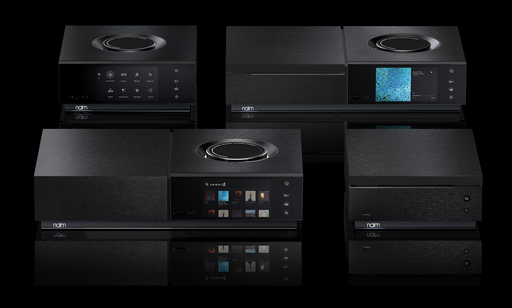 Naim Uniti Core, Atom, Star and Nova
