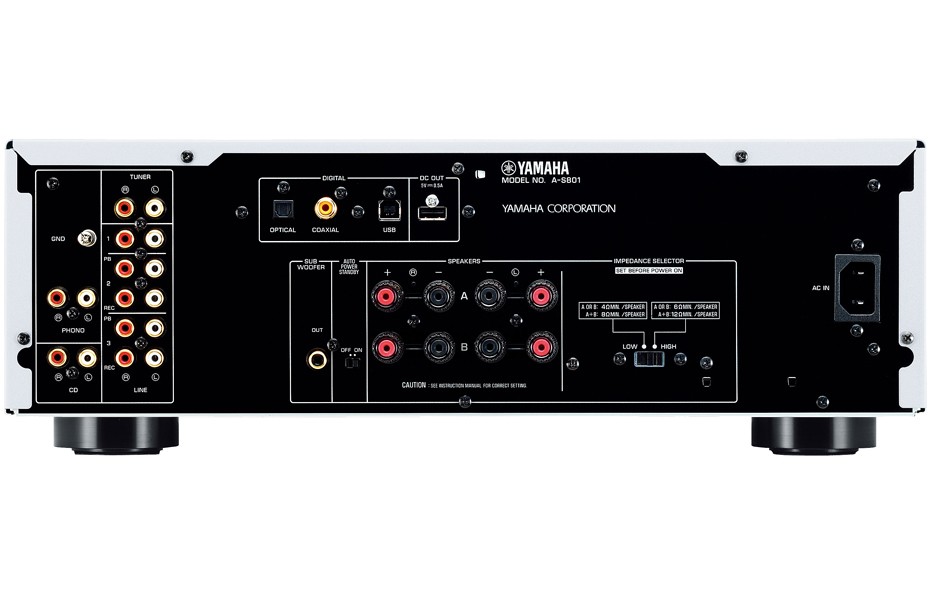 Yamaha A-S801 back