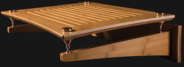 hi-fi-isolation-Quadraspire-SVT-Bamboo-Wall-Shelf