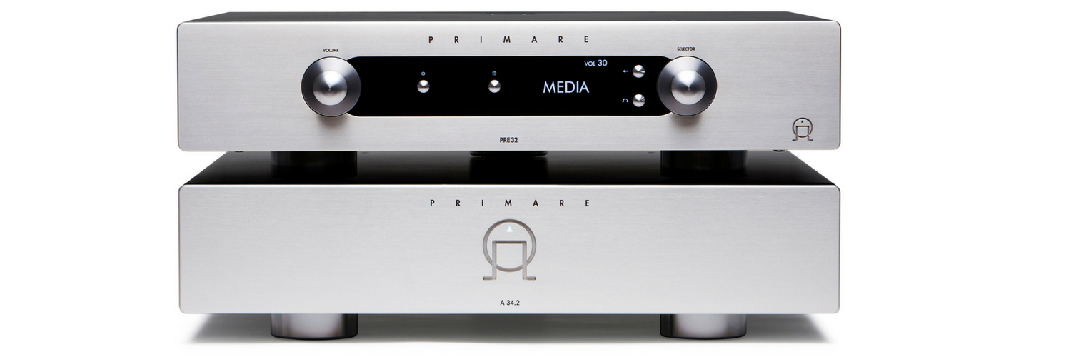 Primare's perfectly matching pre/power amplifiers