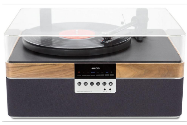 Plus Audio +Record Player front walnut