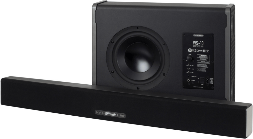 Monitor Audio ASB-10 soundbar and WS-10 subwoofer