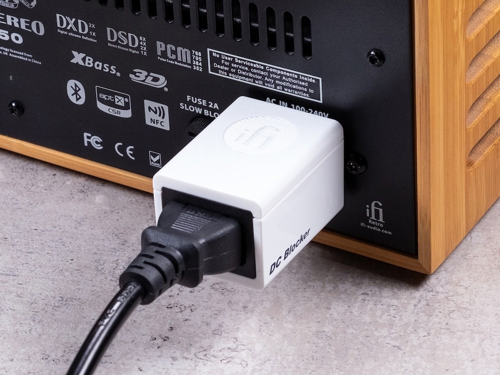 IFI Audio removes hum with DC Blocker and GND Defender
